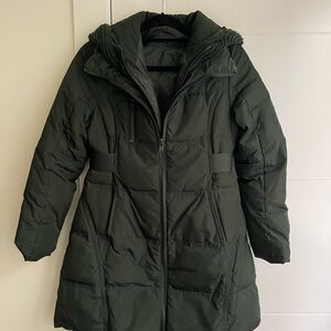 Women's Green Puffer Jacket